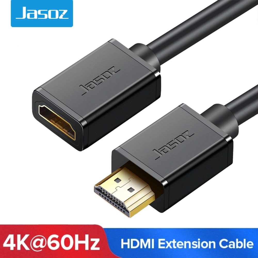 Jasoz-HDMI  ̺ 4K, 60Hz, HDMI 2.0 Male to F..
